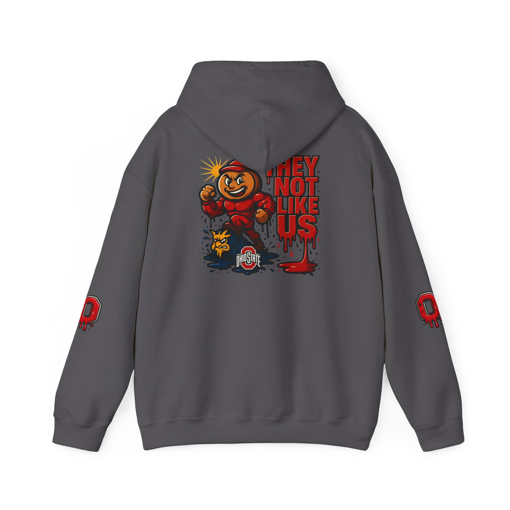 College Football Rivalry Unisex Hooded Sweatshirt, Ohio vs Michigan Drip STOMP!