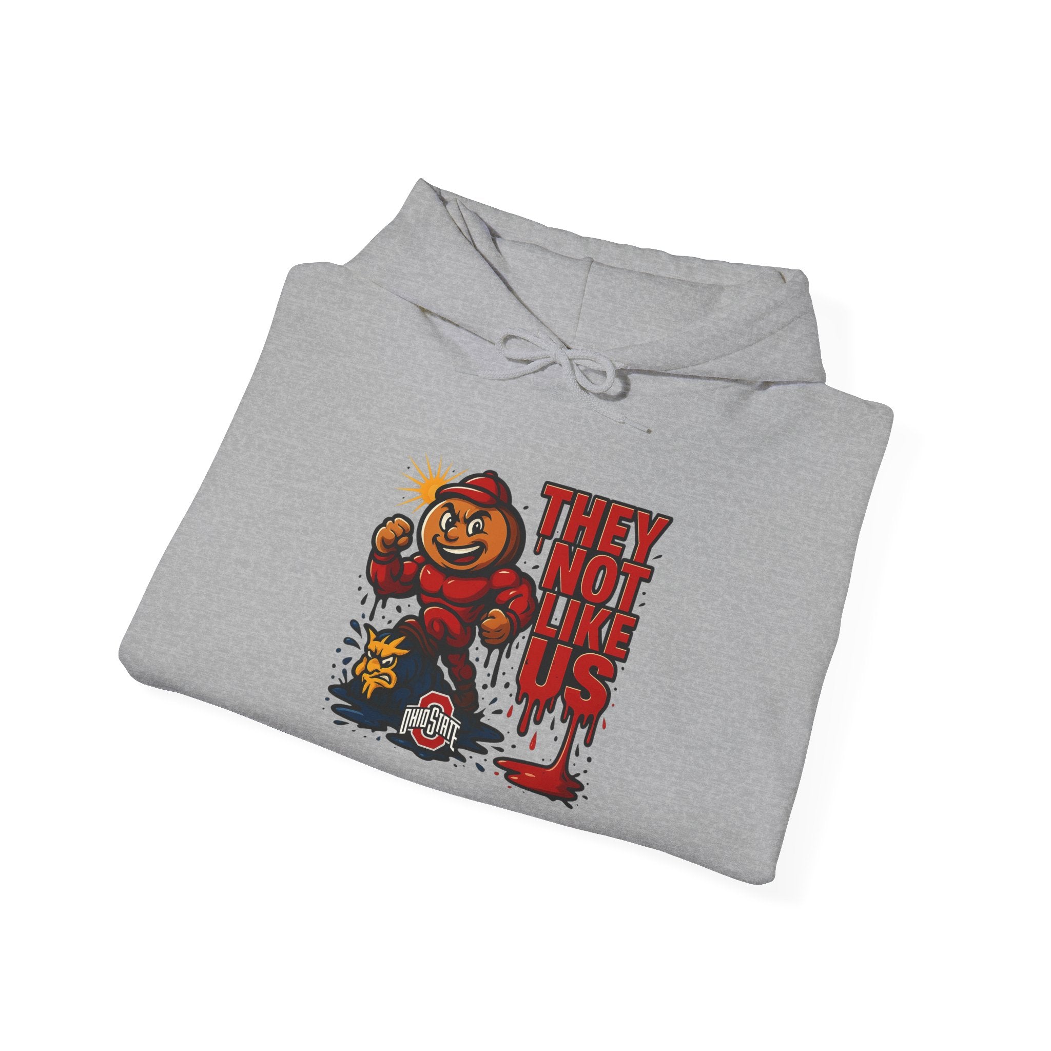 College Football Rivalry Unisex Hooded Sweatshirt, Ohio vs Michigan Drip STOMP!