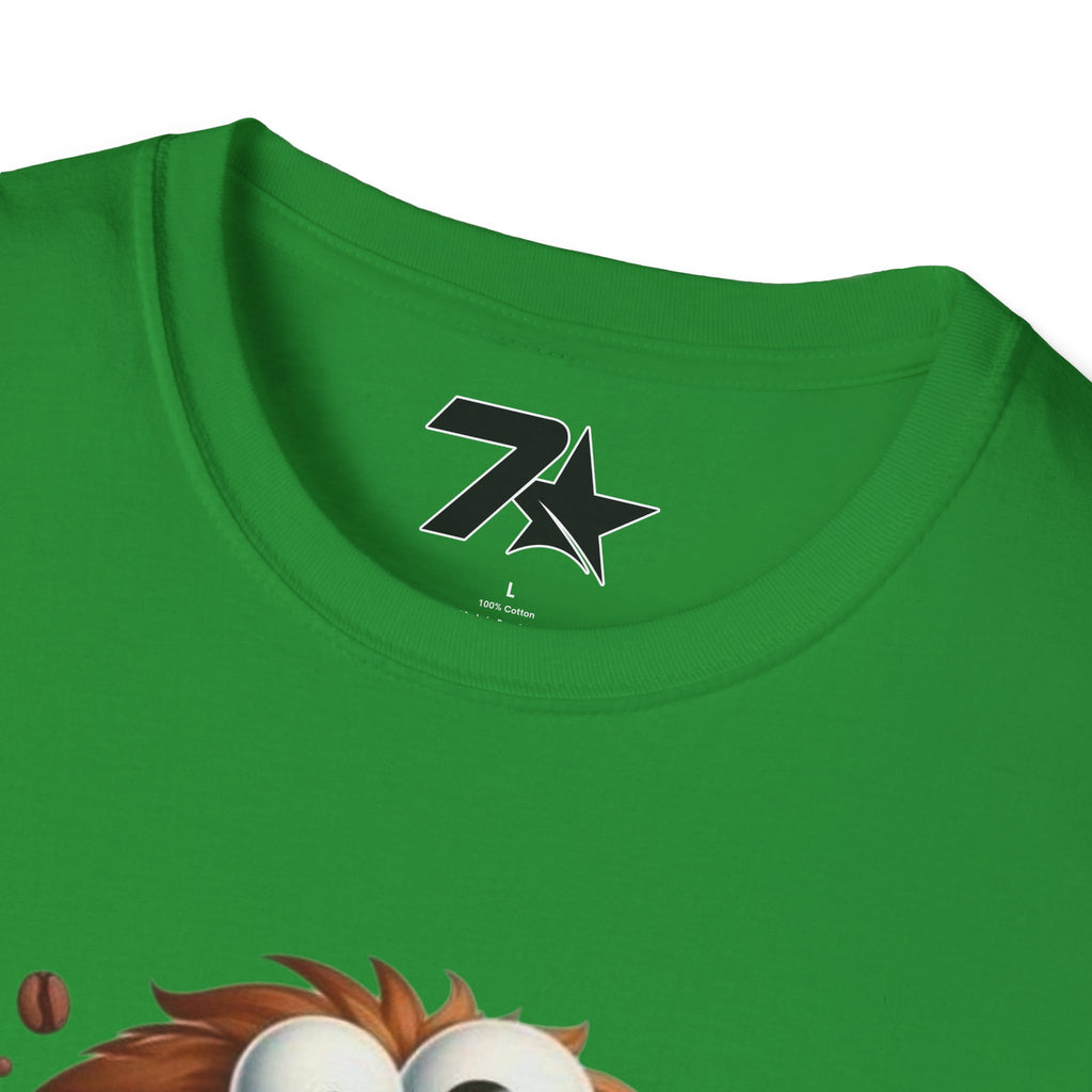 Coffee and Cookie Monster Funny Tee, Unisex T-Shirt, Gift for Coffee Lovers,