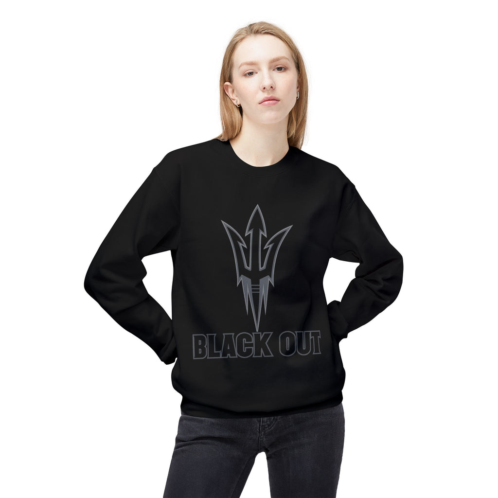 ASU The Fork Black Out Unisex Sweatshirt, Arizona State University, College