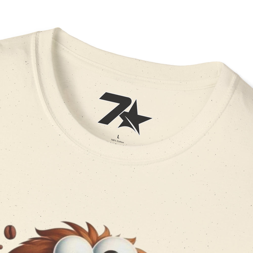 Coffee and Cookie Monster Funny Tee, Unisex T-Shirt, Gift for Coffee Lovers,