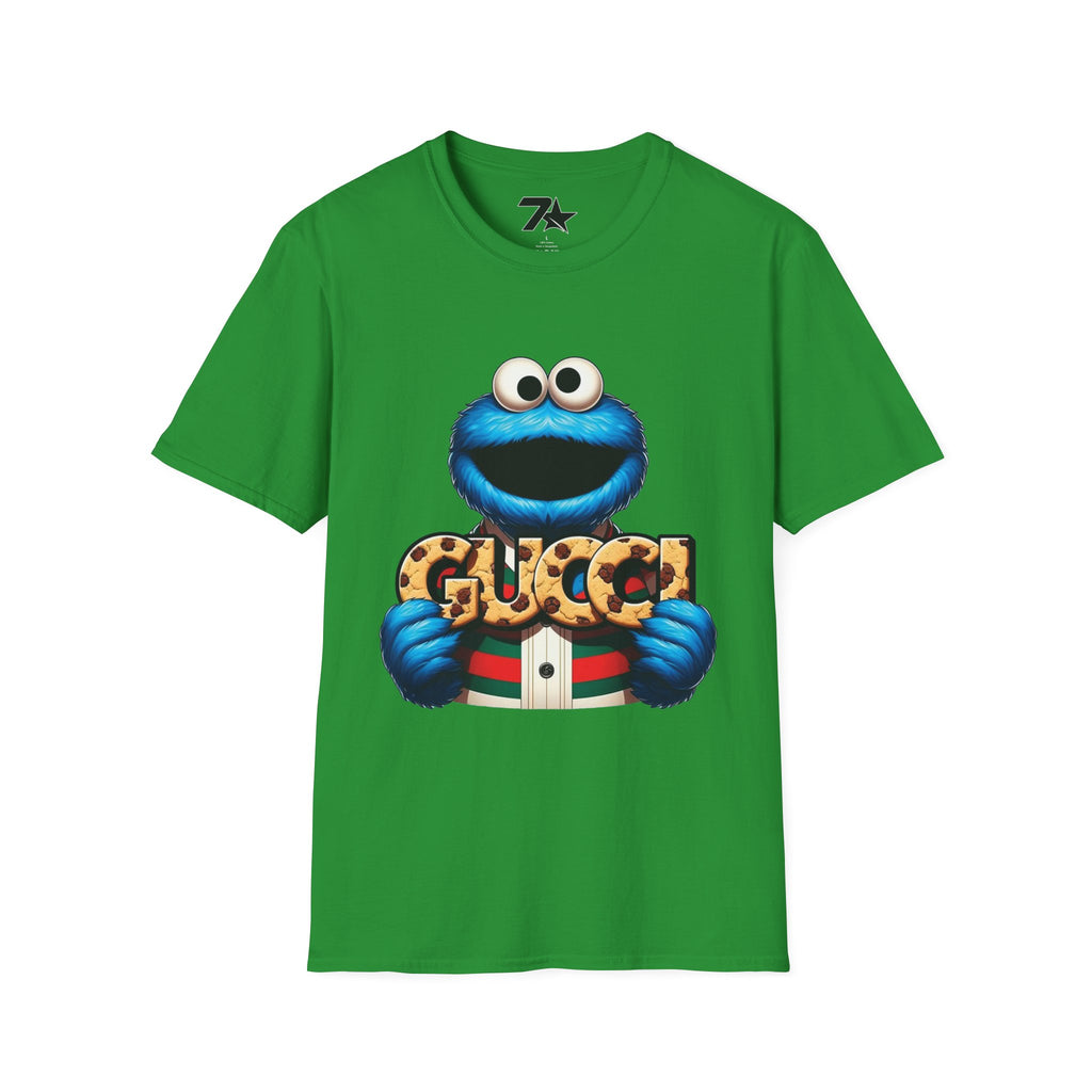 Cookie Monster Designer Drip T-Shirt — Luxury Cookie Style Graphic