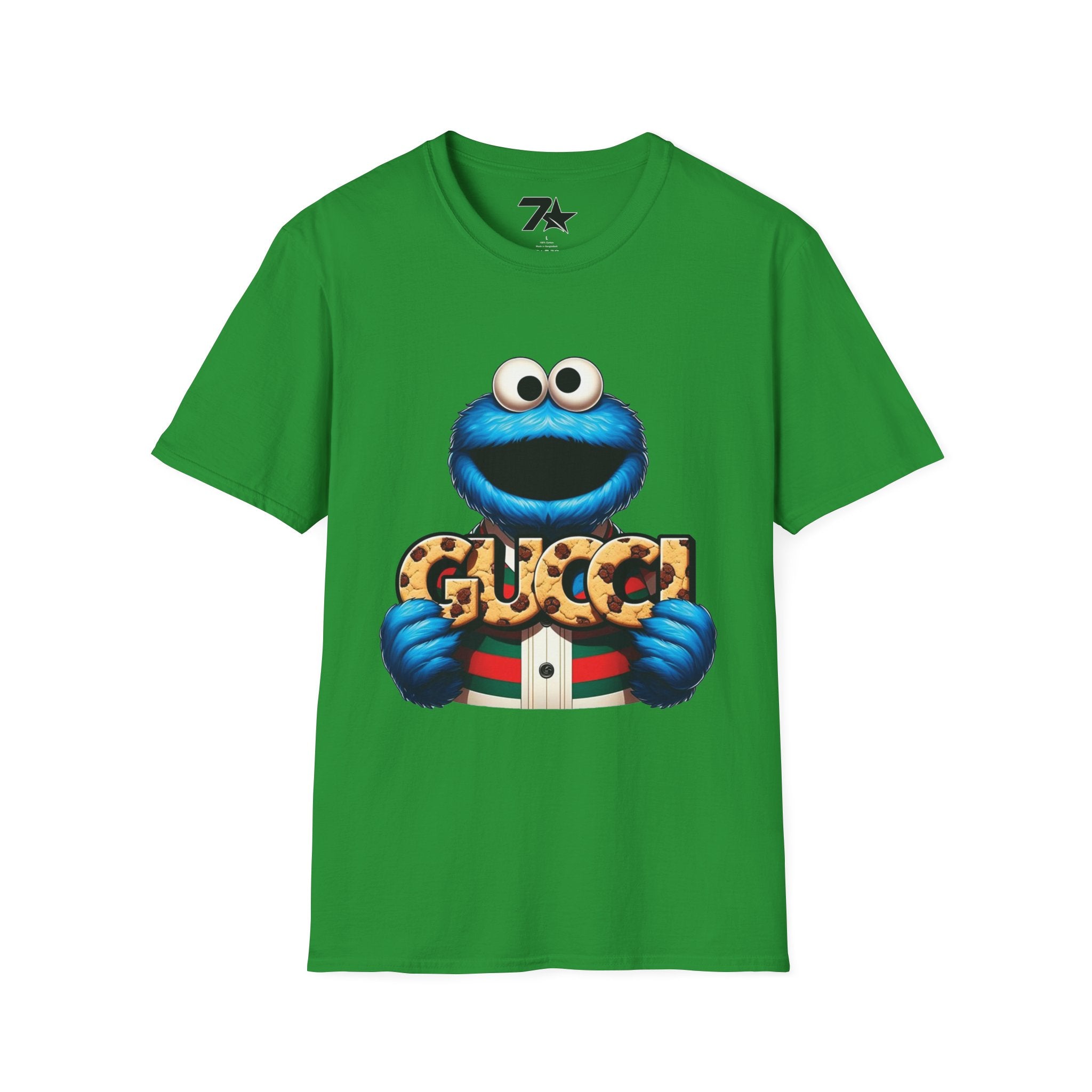 Cookie Monster Designer Drip T-Shirt — Luxury Cookie Style Graphic