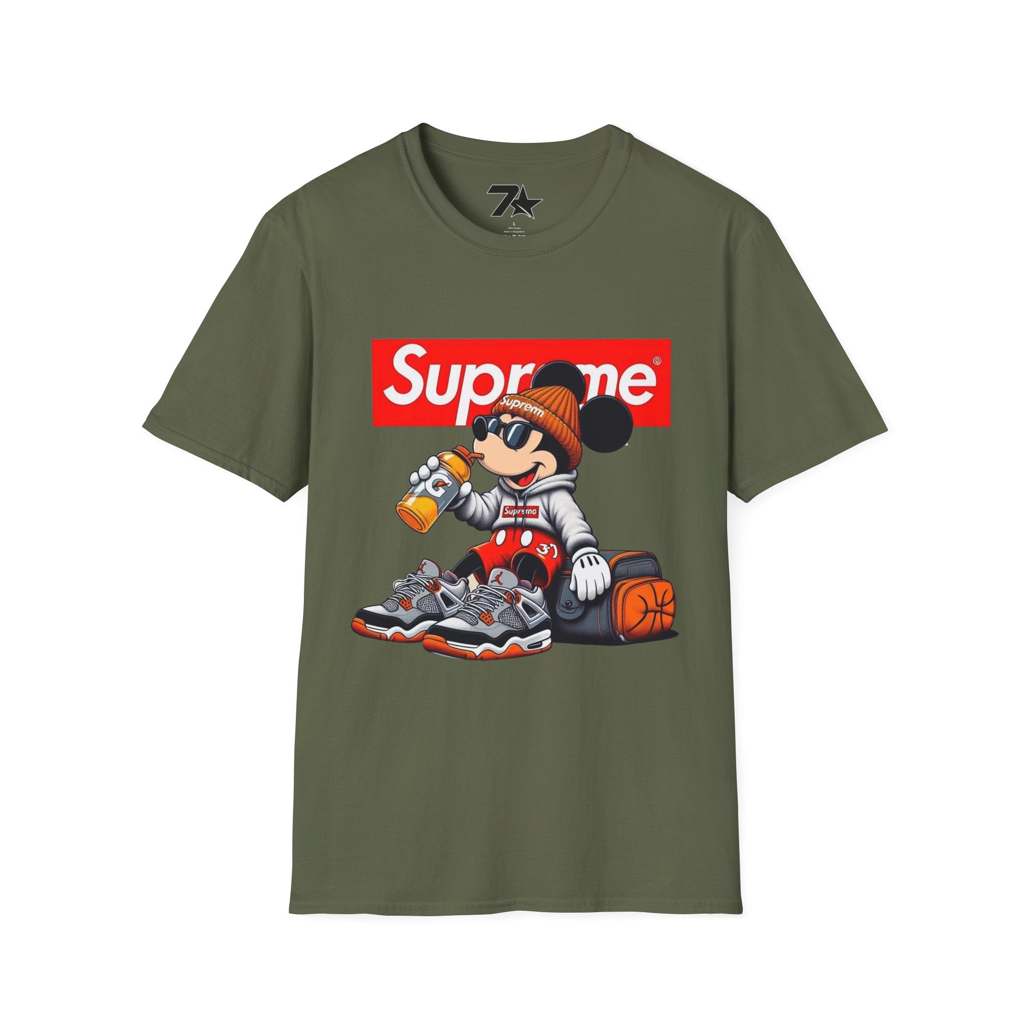Streetwear Mouse Drip Graphic T-Shirt — Luxury-Inspired Supreme Style