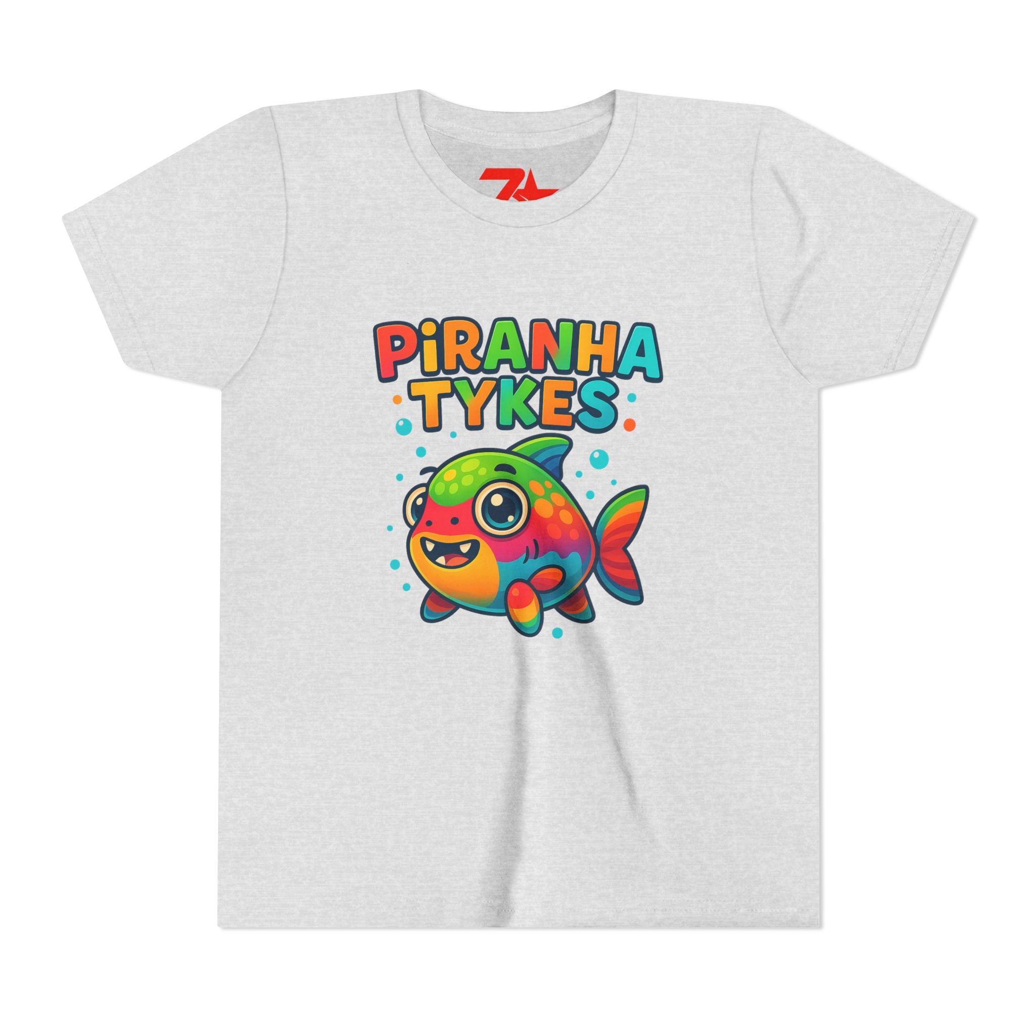 Piranha Tykes Youth Tee, Kids T-shirt, Children's Clothing, Fish Print Shirt,