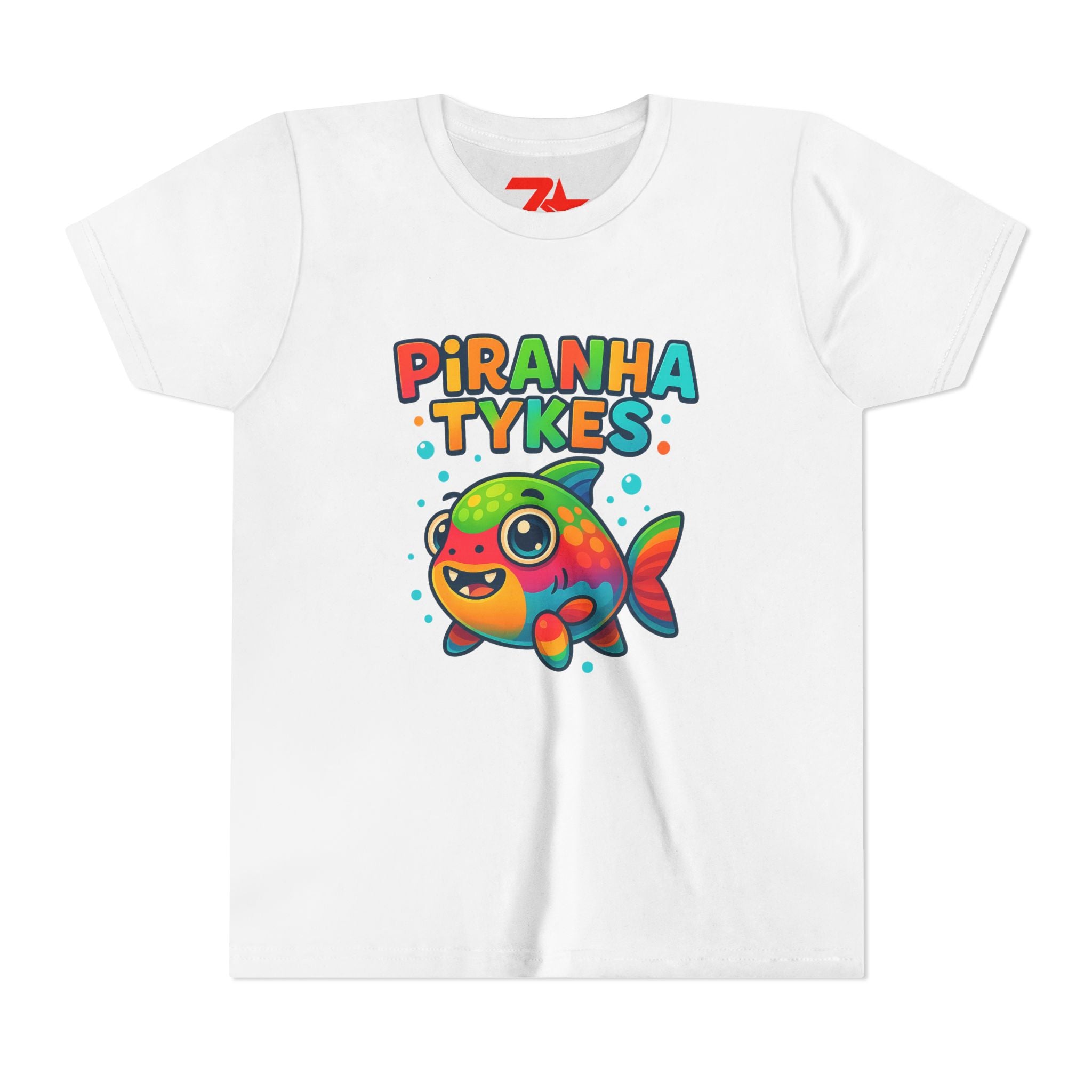 Piranha Tykes Youth Tee, Kids T-shirt, Children's Clothing, Fish Print Shirt,