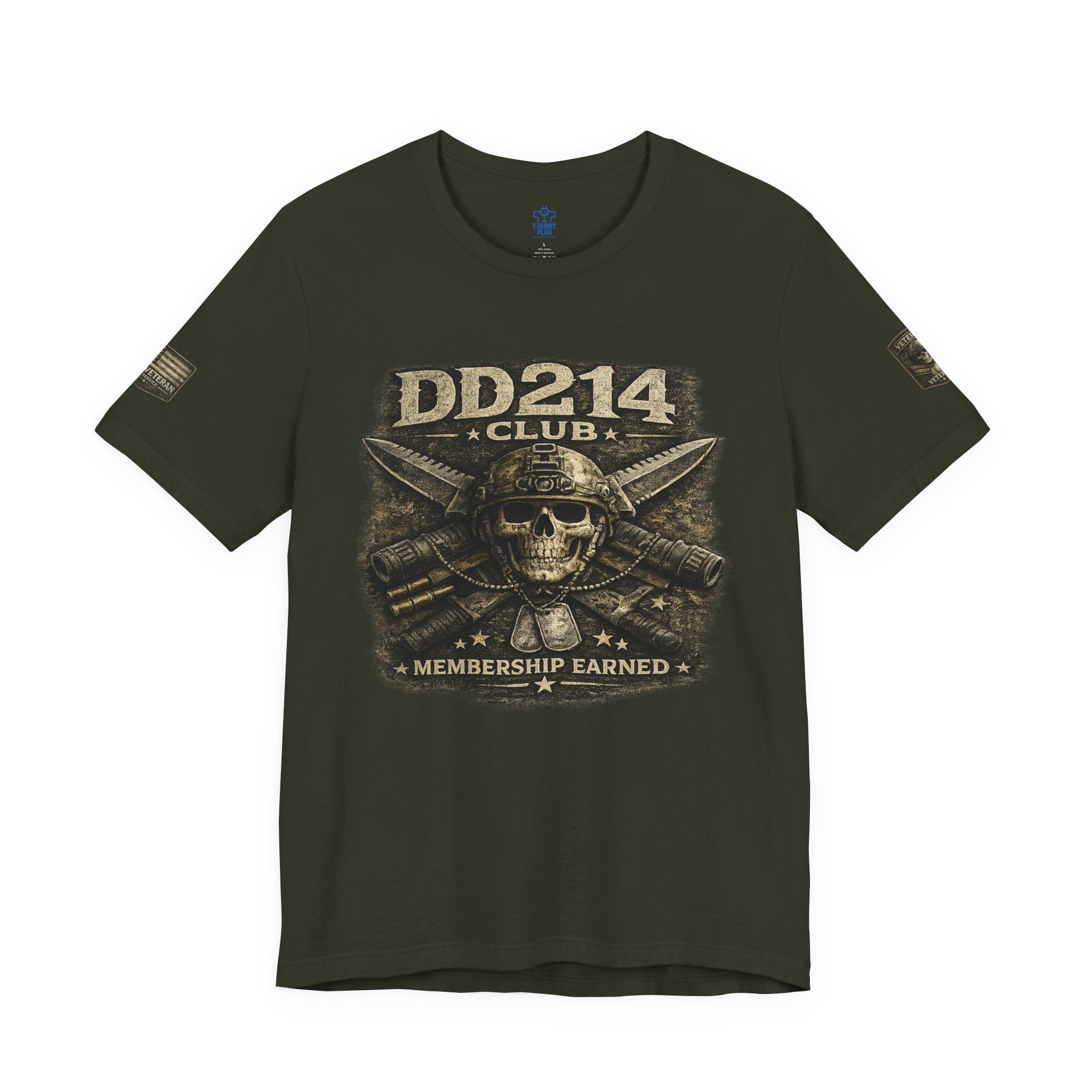 DD214 Club Retired Military Veterans Honorable Discharge Mission Complete T-Shirt 4 Print Locations WOW!