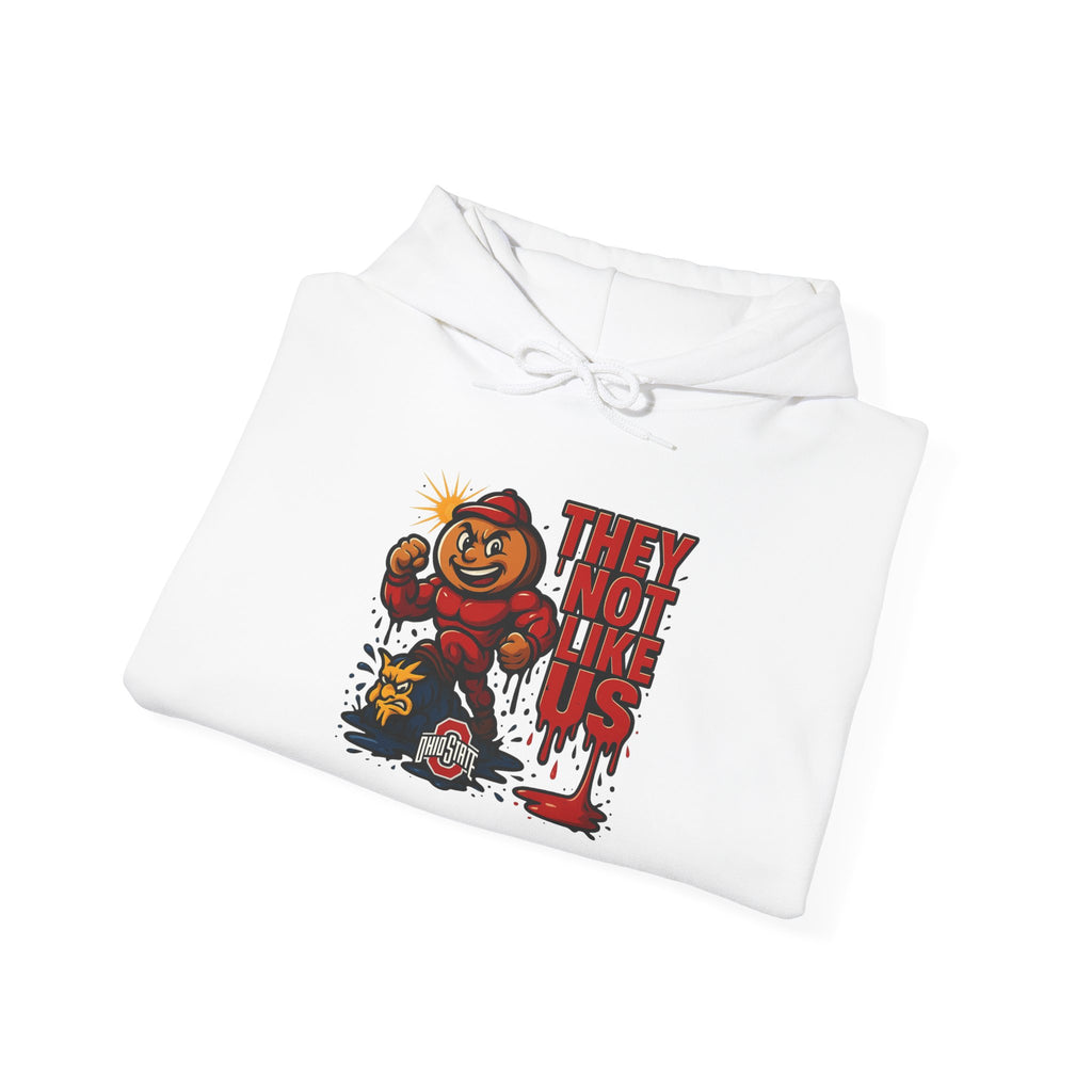 College Football Rivalry Unisex Hooded Sweatshirt, Ohio vs Michigan Drip STOMP!