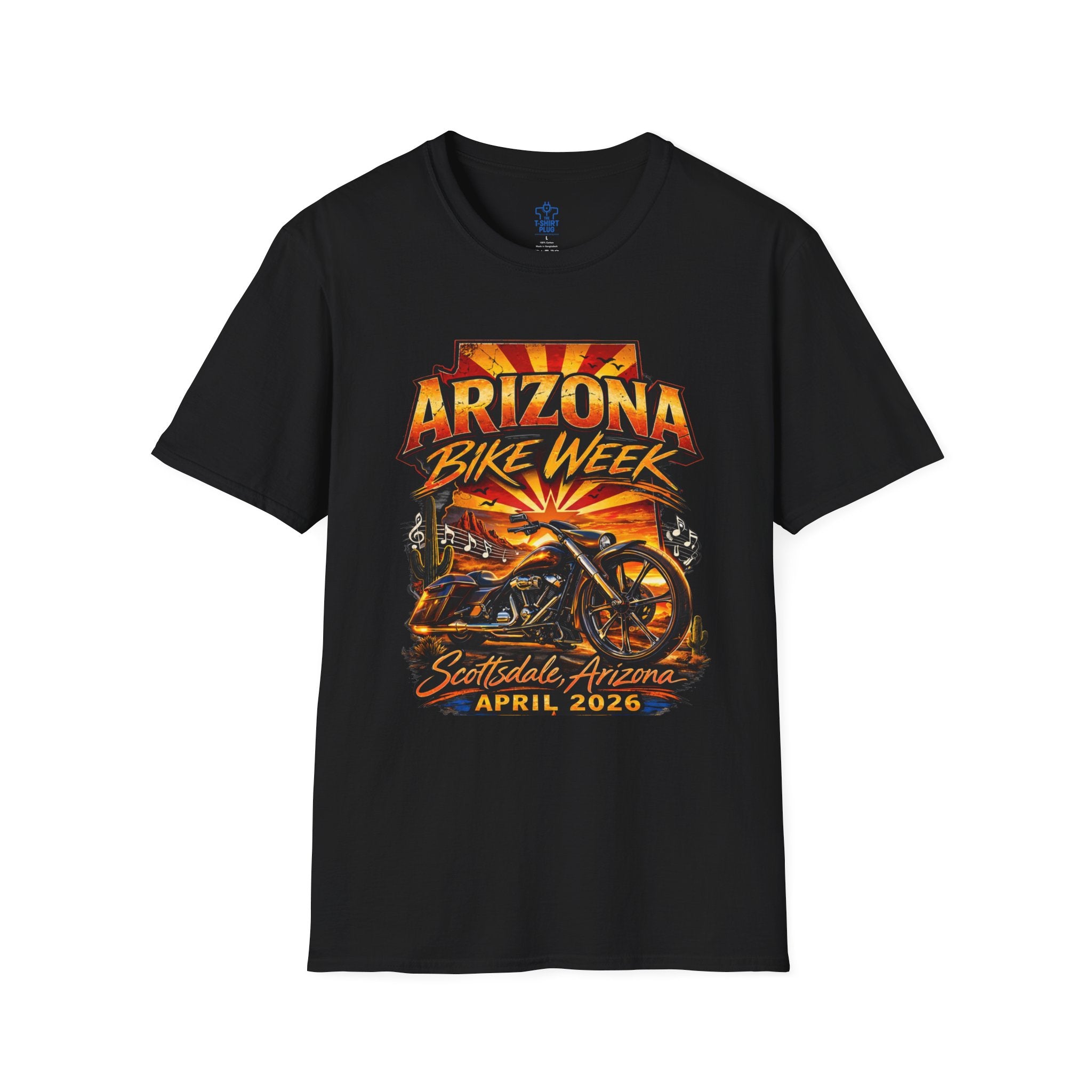 Arizona Bike Week April 2026 T-Shirt | Scottsdale Motorcycle Rally