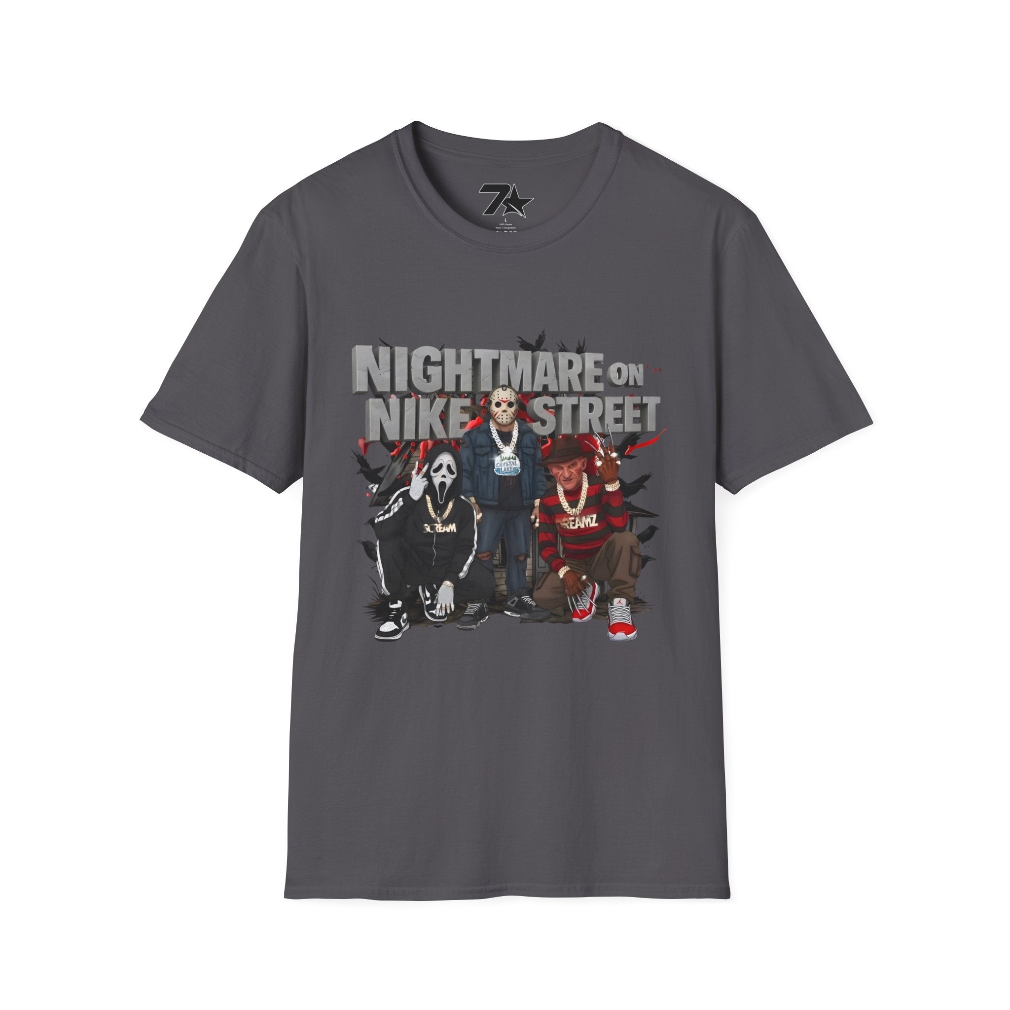 Nightmare on Sneaker Street T-Shirt — Horror Sneakerhead Tee