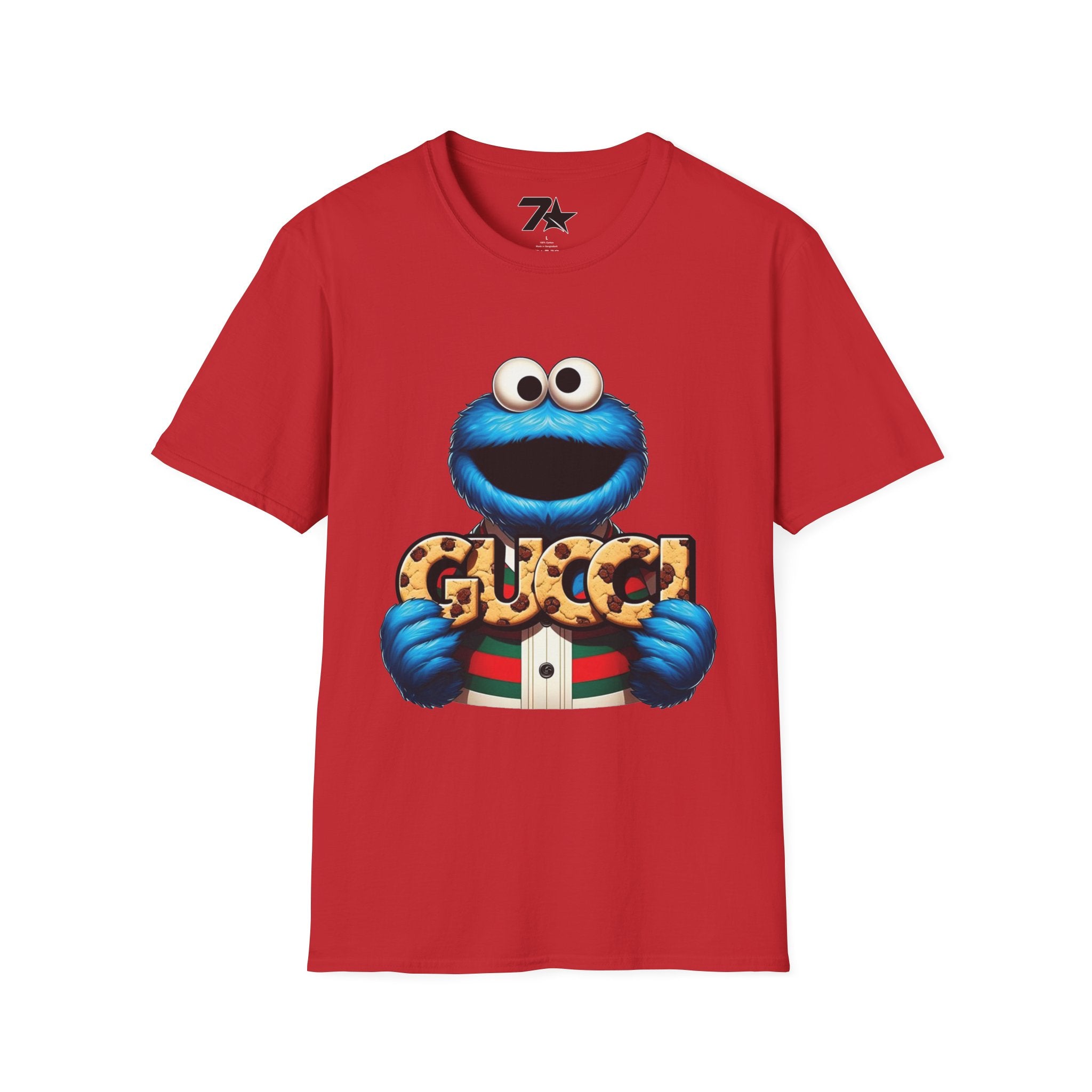 Cookie Monster Designer Drip T-Shirt — Luxury Cookie Style Graphic