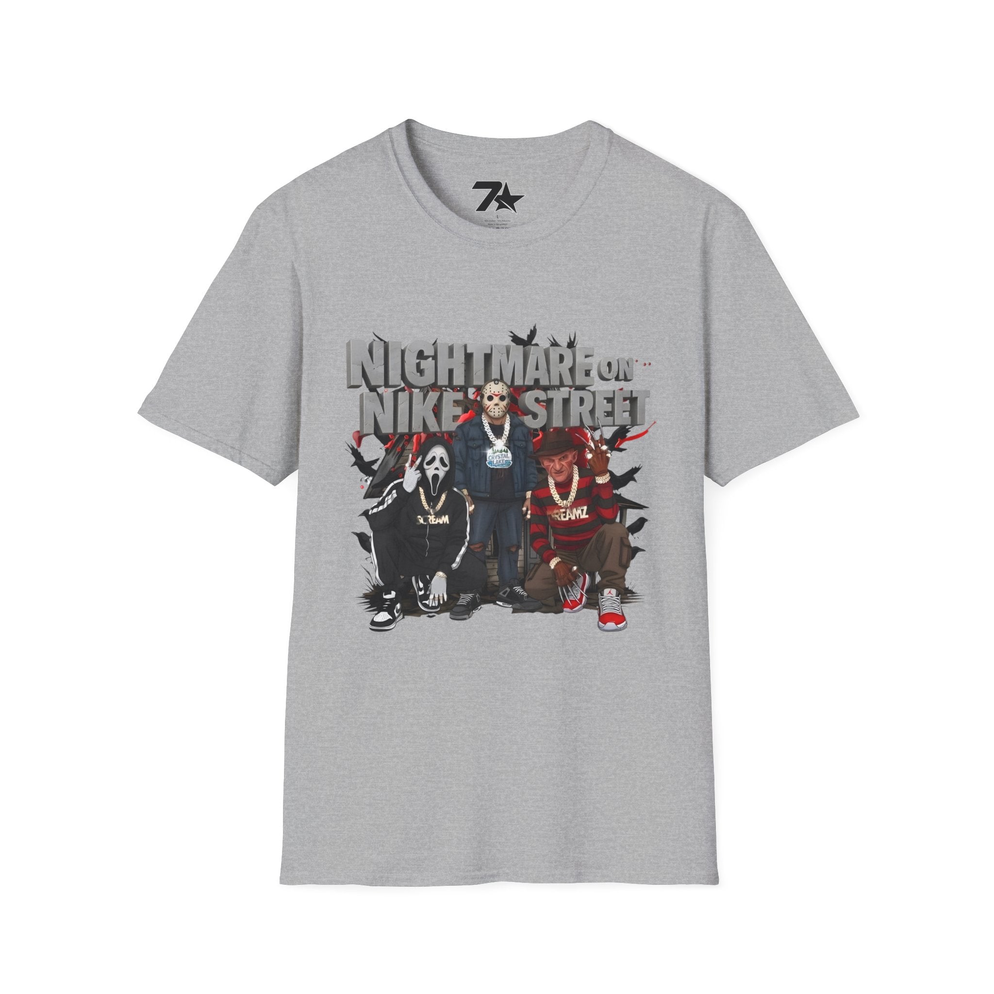 Nightmare on Sneaker Street T-Shirt — Horror Sneakerhead Tee