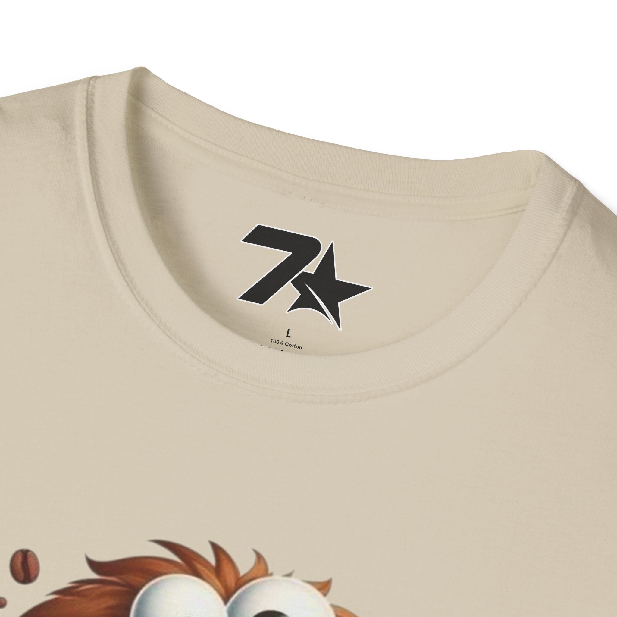 Coffee and Cookie Monster Funny Tee, Unisex T-Shirt, Gift for Coffee Lovers,