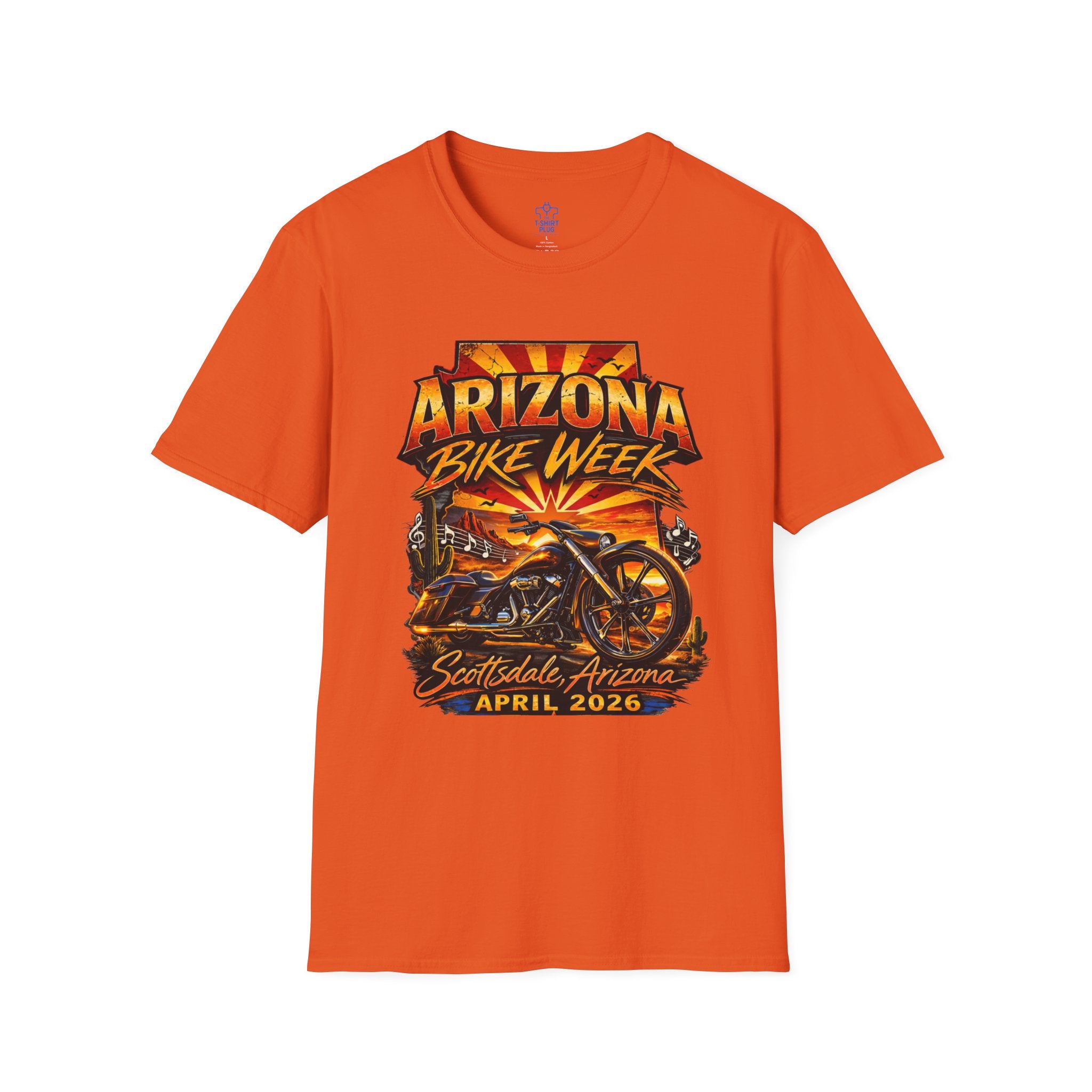 Arizona Bike Week April 2026 T-Shirt | Scottsdale Motorcycle Rally