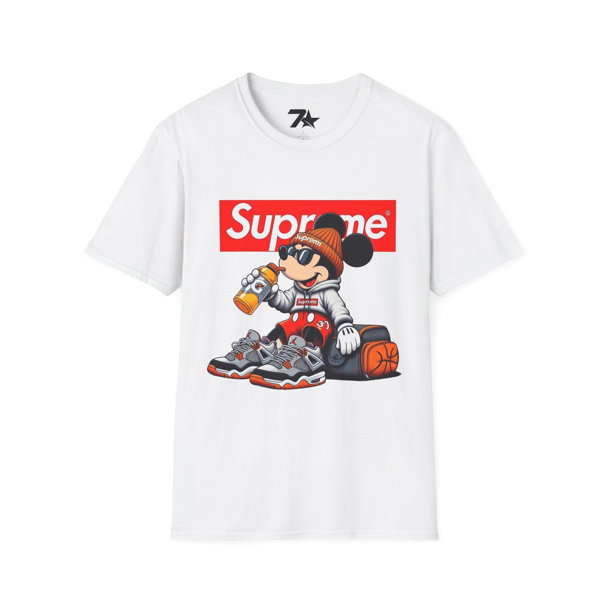 Streetwear Mouse Drip Graphic T-Shirt — Luxury-Inspired Supreme Style