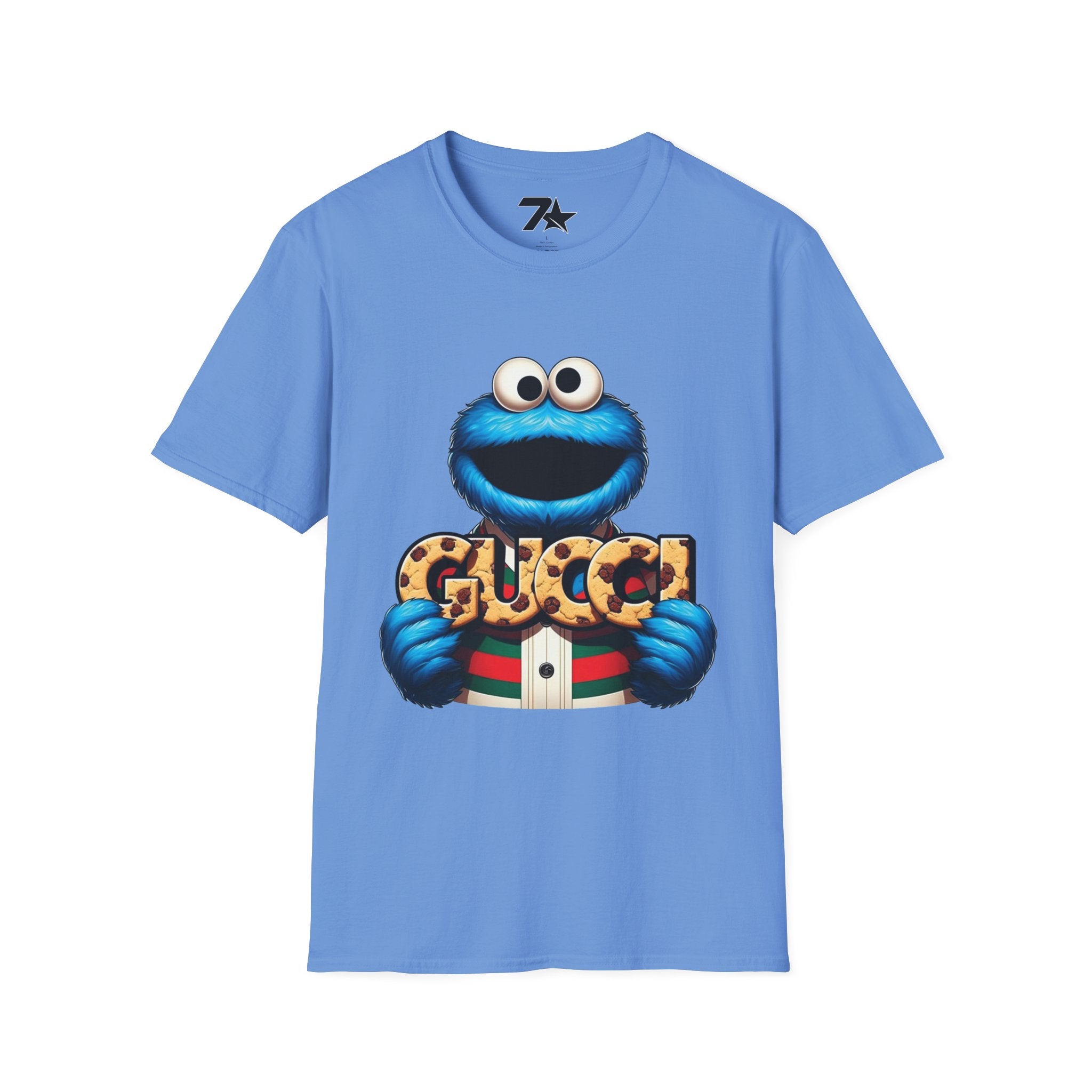Cookie Monster Designer Drip T-Shirt — Luxury Cookie Style Graphic