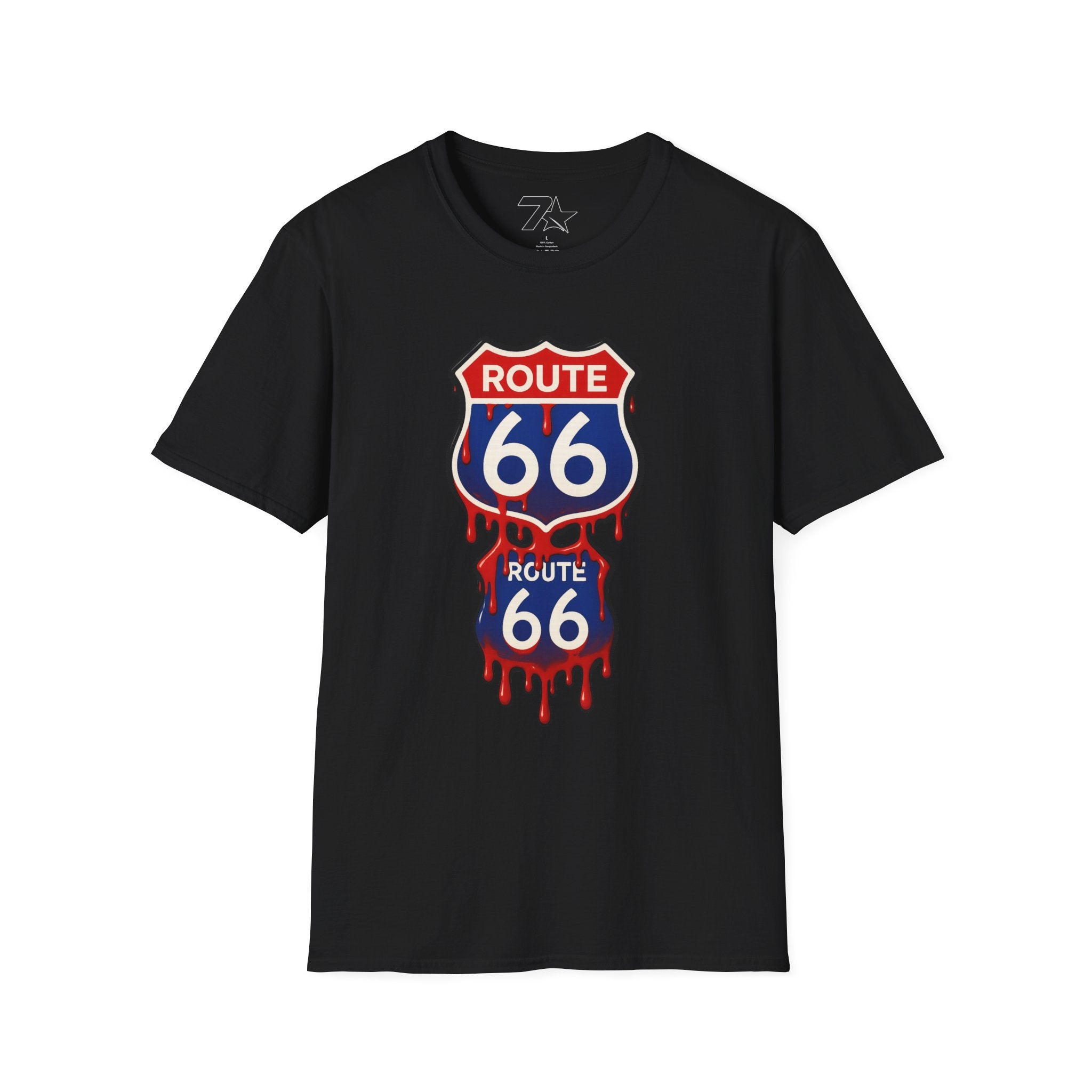Route 66 Drip Unisex T-Shirt, Graphic Tee, Road Trip Shirt, Vintage Travel Top,