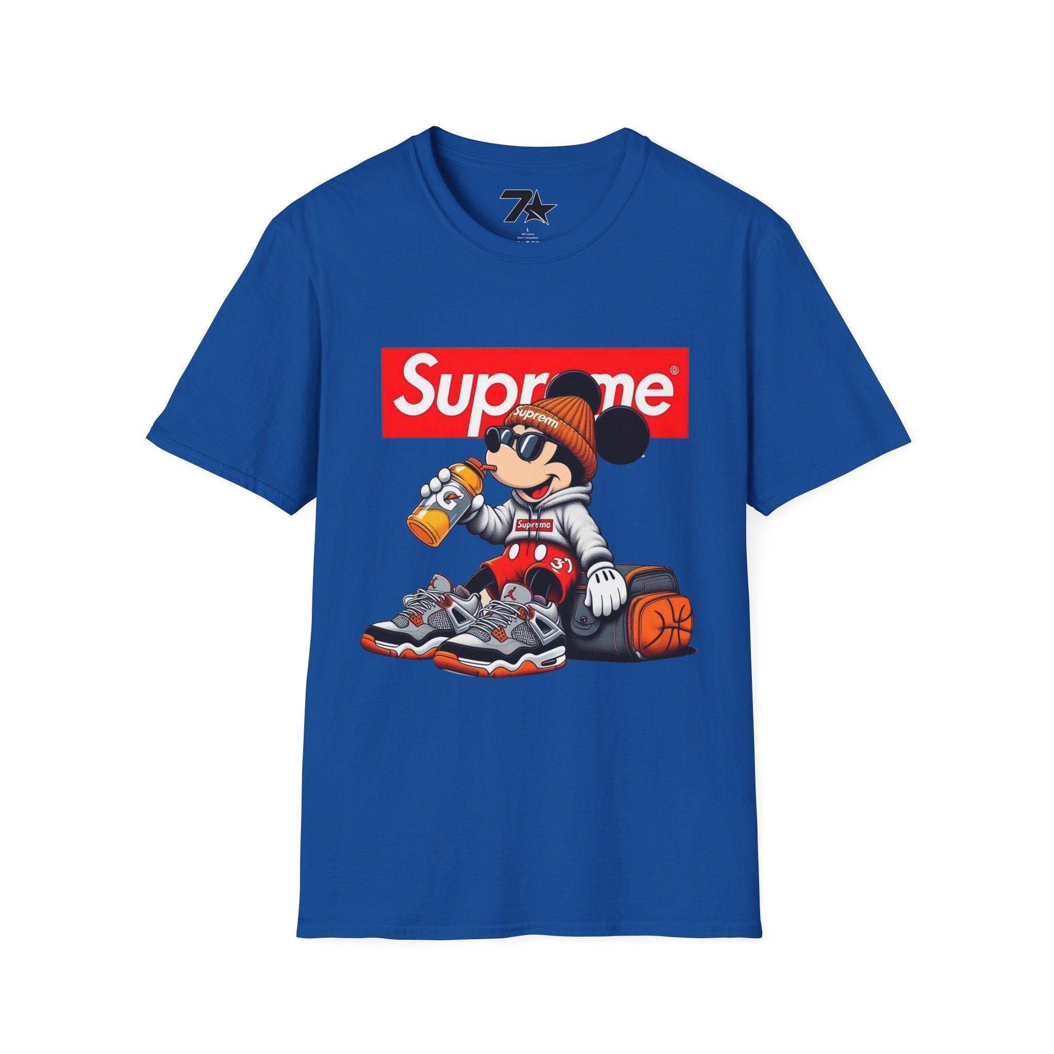 Streetwear Mouse Drip Graphic T-Shirt — Luxury-Inspired Supreme Style