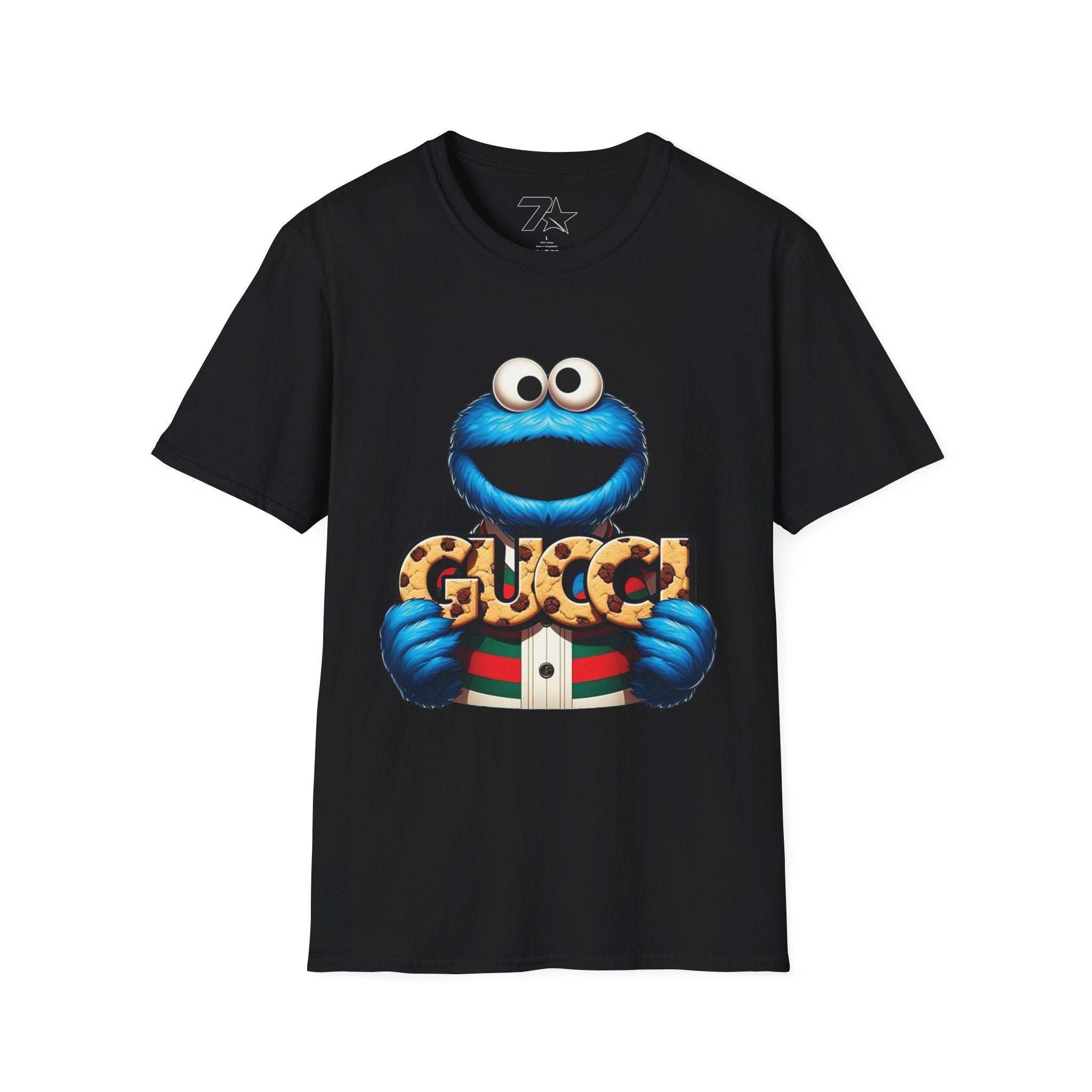 Cookie Monster Designer Drip T-Shirt — Luxury Cookie Style Graphic