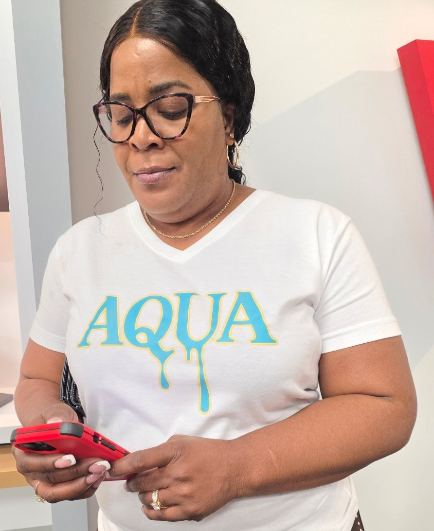 Aqua ladies Hot! Tee with Drip